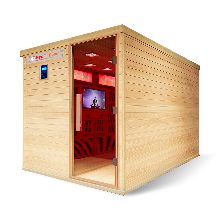 Saunas de luz roja e infrarrojos