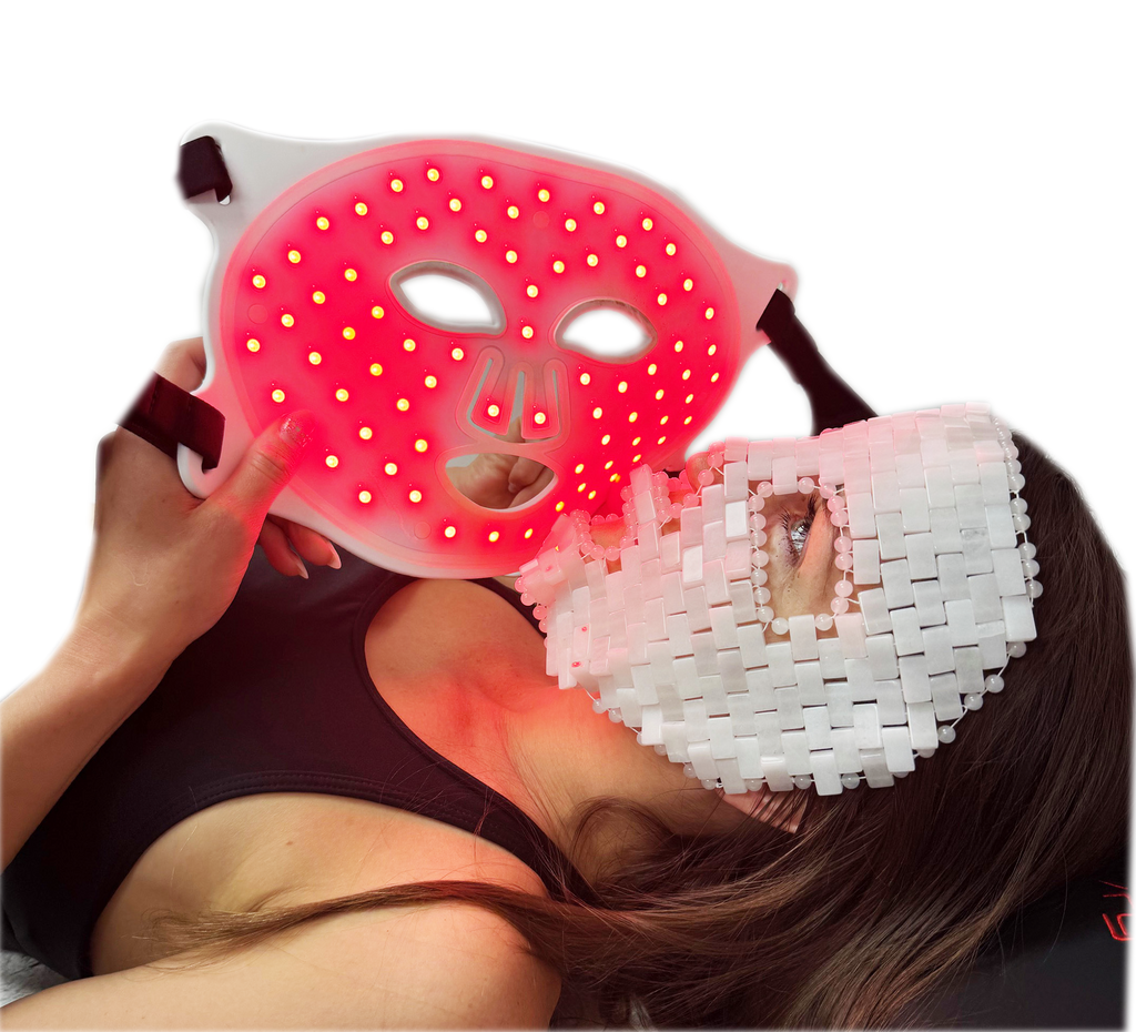CrystalFuzion™ White Jade Face Mask 4