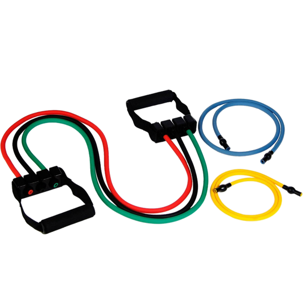 Bandas de resistencia fitness con asas
